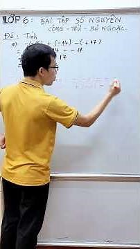 Grade 6 Math - Adding and subtracting integers - Parentheses rules - Basic things to remember #th...