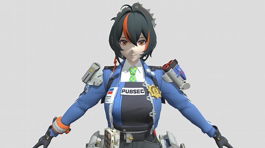 Zhu Yuan From Zenless Zone Zero - Download Free 3D model by Voon Hong Liang (@vhongliang)