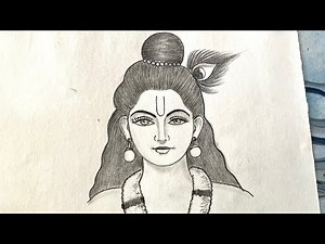 How to draw shri Krishna drawing step by step || bal Krishna drawing