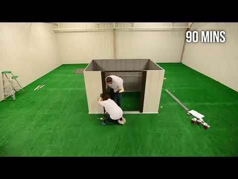 Arrow Shed Assembly Time Lapse Video - ShedsDirect.com