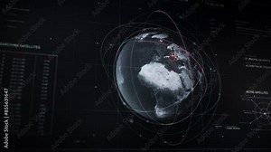 Loading the most advanced satellite searching tool. Computer user interface. Gaining access to the footage of the satellite in Warsaw, Poland. Searching for the Polish army leaders.