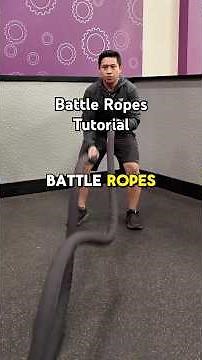 BATTLE ROPES TUTORIAL 🔥 // Build muscular and cardio endurance with these ropes at Planet Fitness!