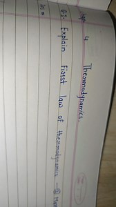 chop. 4 Thermodynamics.Page:Q.1. Explain first law of thermod... | Filo
