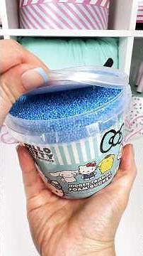 Hello Kitty Foam Slime Bucket with Surprises Opening! #asmr #hellokitty #blindbag