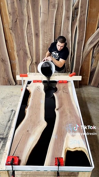 Classic Executive Desk Epoxy Table Project