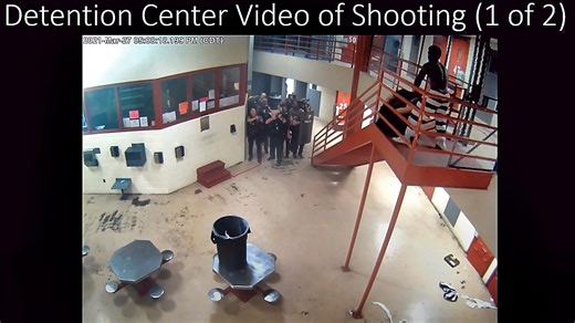 Oklahoma County jail footage shows hostage situation, police shooting suspect