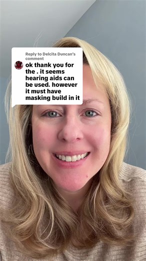 @tinnituswithmaria on Instagram: "Replying to @Delcita Duncan You’re right — most modern hearing aids do have a built-in sound generator (like soft ocean noise or gentle static). The important thing to know is how it’s used. We don’t want to fully mask or cover up the tinnitus long-term. If the sound generator is so loud that you can’t hear the tinnitus at all, the brain never gets a chance to desensitize to it — and that can actually slow down habituation. Instead, the best approach is usually: