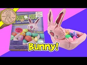 Vintage 2004 Easter Bunny Hug Egg Coloring Decorating Kit