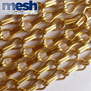 [Hot Item] Decorative Architectural Metal Curtain Chain Link Mesh Screen Curtains