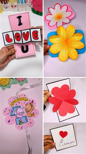 WAIT… IT OPENS LIKE THAT?! 😳 | Pop-Up Card DIY #shorts #diycrafts #giftideas #papercraft #handmade
