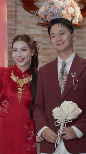 Chú rể Tony - Thần thái bảnh bao trong bộ vest đỏ đô từ LIN wedding suit #linweddingsuit #veston