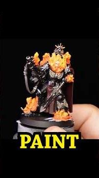 HOW TO PAINT / SCULPT FIRE #miniaturepainting #miniaturepainter #minipainting #warhammer #mini