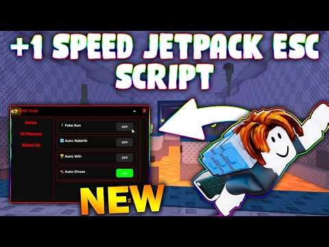 *NEW* +1 Speed Jetpack EscapeScript (PASTEBIN 2026) (AUTO WIN , AUTO TRAIN )