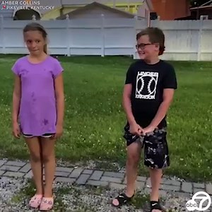 We're not crying, you're crying. 😭 Meet cousins Huckston Collins and Rosalind Arnett. After months of not being able to come close to each other due to the pandemic, their parents finally agreed to let them hug. 💙 http://abc7.com/coronavirus | ABC7