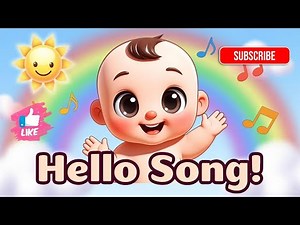 Hello Song 👋 Nursery Rhyme for Toddlers | Learn & Play | Chicha TV