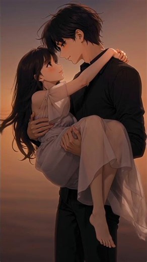 Cute Couple Moments ❤️ AI Generated Anime Short