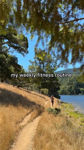Gym Tan on Instagram: "Here’s my weekly workout routine 🏋️‍♀️ I’ve been an avid runner for decades and prioritize mobility and agility training around it. But strength training is even more important as we get older so I make sure that Gym gets to the gym too 😇 I’d love to hear what exercises you do that I can add to my routine ❤️ #fitnessover60 #thisis65 #fitnessroutine #running #TRXworkout"