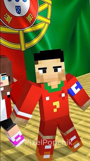 JJ and JJ sister are playing football, and CR7?🤯 #shorts