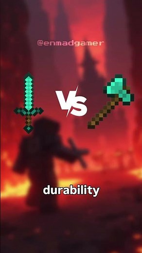 Sword vs Axe in Minecraft Final Comparison Kaun OP Hai | #minecrafthindi #minecraftindia #shortviral