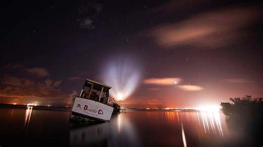 Firework or sunrise? SpaceX launch lights up morning sky over Cape Canaveral, Florida