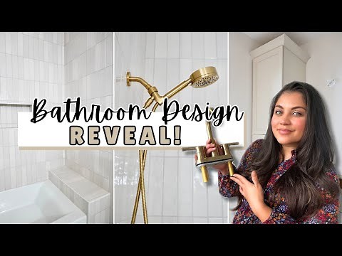 GORGEOUS FEMININE BATHROOM PERFECT FOR YOUNG GIRLS | BUILDING A FARMHOUSE SERIES