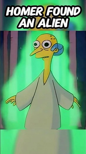Homer Found an Alien #simpsons