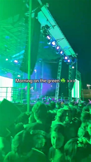 CAL POLY SLO MORNING ON THE GREEN ☘️ #calpoly #stpatricksday #concert #housemusic