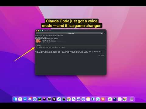 Voice Coding Actually Works Now — Claude Code Voice Mode Review