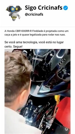 🏍️Honda CBR1000RR-R Fireblade: A Moto que Voa como um Caça a Jato nas Ruas!🚀