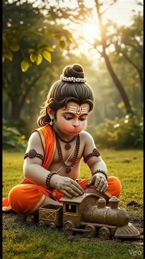 Hanuman ji ne banaya Train😱🔥 #cyborg #ai