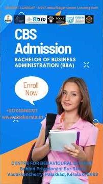 IGNOU|BBA – വിജയകരമായ ബിസിനസ് കരിയറിനായി ശക്തമായ അടിത്തറ നിർമ്മിക്കൂ.HELP DESK-7012461727