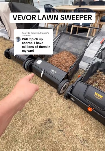 Efficient VEVOR Lawn Sweeper for Debris Removal
