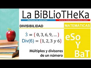 MÚLTIPLOS y DIVISORES 👍✔SECUNDARIA