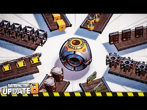 SUPER Clean Factory That Unlocked EVERYTHING in Satisfactory Update 8!