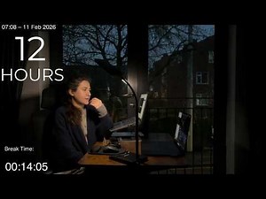 12-Hour LIVE Study With Me 🎓 | Cozy UK Ambience | Custom Pomodoro Timer | Deep Work Mode