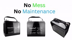 PowerStar T1275 12 Volt, 135 AH Deep Cycle Battery Maintenance Free x2