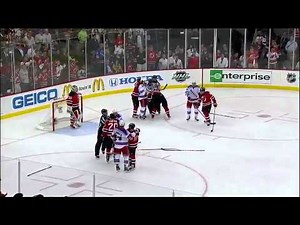 NHL: Mike Rupp Punches Martin Brodeur Game 4 5/21/12