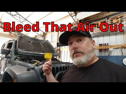 Bleed The Air Out Of The Coolant System On A Jeep Wrangler