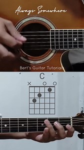 guitar picking exercise for beginners - always somewhere - scorpions | Bert's Guitar Tutorials