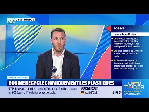 French Tech : Bobine recycle chimiquement les plastiques