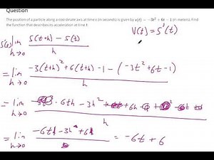Relate higher order derivatives to acceleration