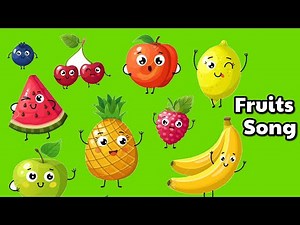 Fruit Song - Apple Orange Pineapple | Fruits Songs | Learn fruit names in English | Kids Explorer