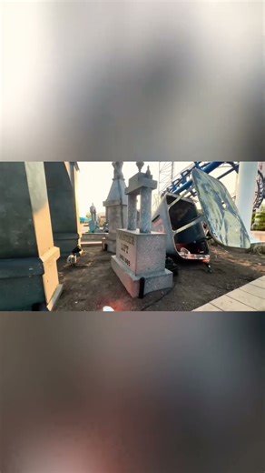 Dead Ride Cemetery at Cedar Point Amusement Park