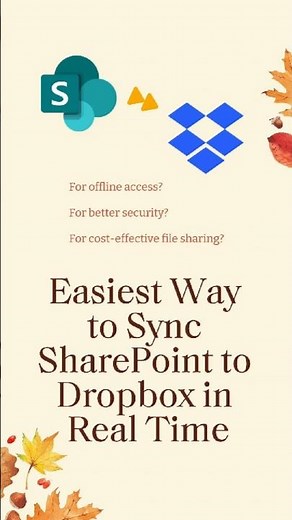 Real Time Sync SharePoint to Dropbox | Full Guide #multcloud #cloudstorage #cloudsync
