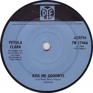 Petula Clark - Kiss Me Goodbye
