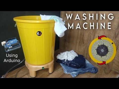 How to make washing machine 👚👖 | portable washing machine | washing clothes | washing machine video