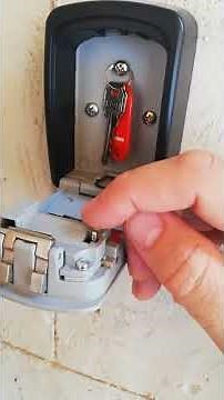 Caja de seguridad para llaves Master Lock.