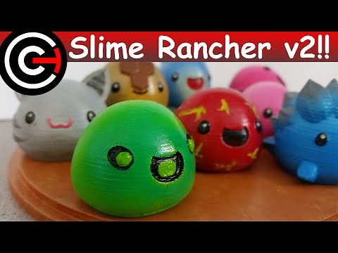 3D Printed Slimes [Slime Rancher] - Boom, Phosphor, Rad & Honey!
