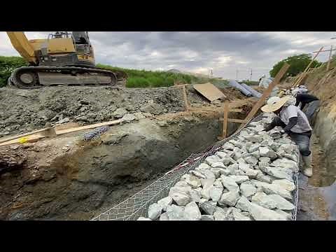 ふとんかご施工のコツ(裏技)土木