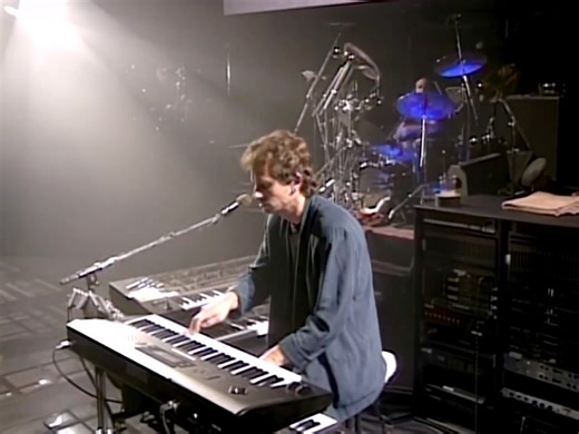 Watch as Tony Banks performs the instrumental section to "Fading Lights" with Genesis on the "We Can't Dance" Tour - 1992. "I often see solos as a little bit like stories and things like that. You know, when I’m doing something like the “Fading Lights” thing, the reason I wrote the lyric the way that I did in the end was because I thought the idea of the solo being a sort of example of a kind of life, you know? Ups, downs, things going right and wrong...it’s quite a nice way of doing it. Because